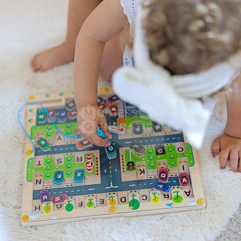 Montessori Alphabet Parking Maze - Image 5