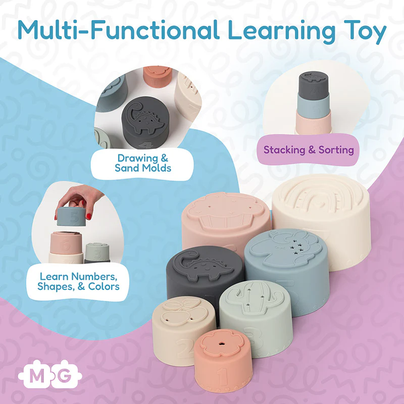 Montessori Baby Stacking Cups - Image 4