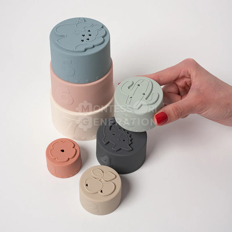 Montessori Baby Stacking Cups - Image 8