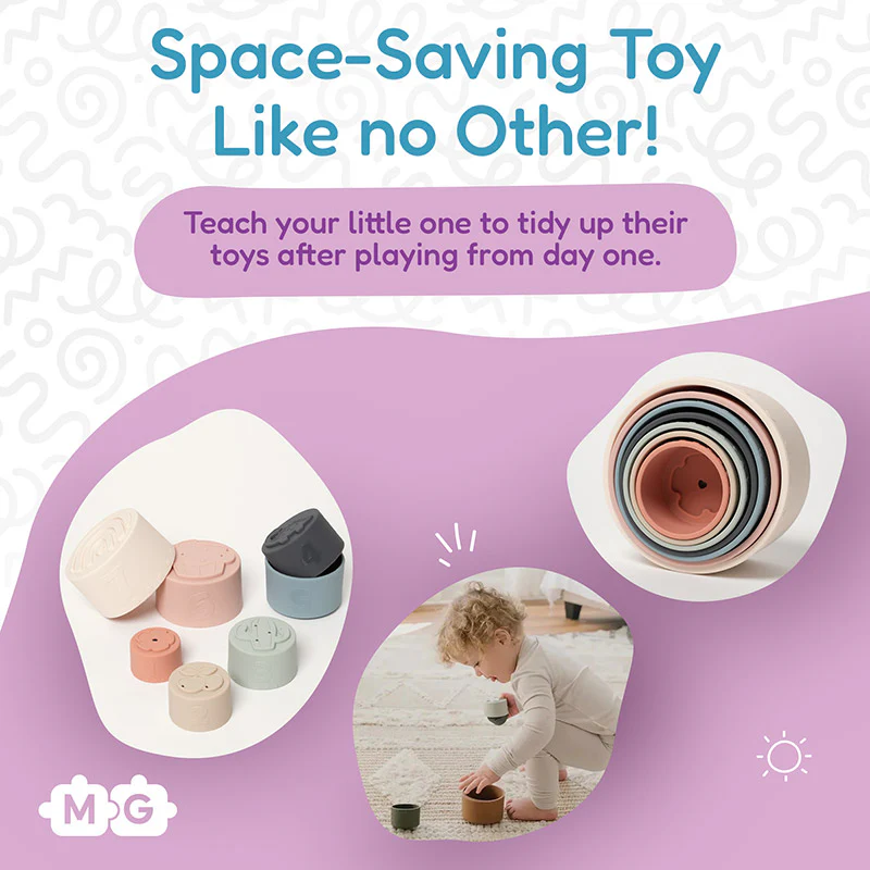 Montessori Baby Stacking Cups - Image 9