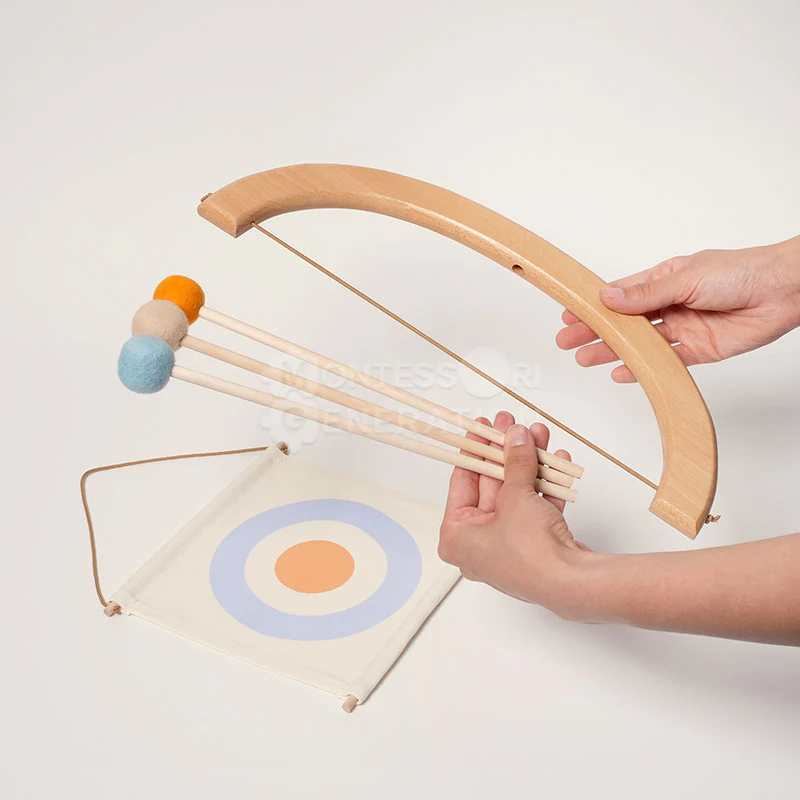 Montessori Bow and Arrow Set - Image 3
