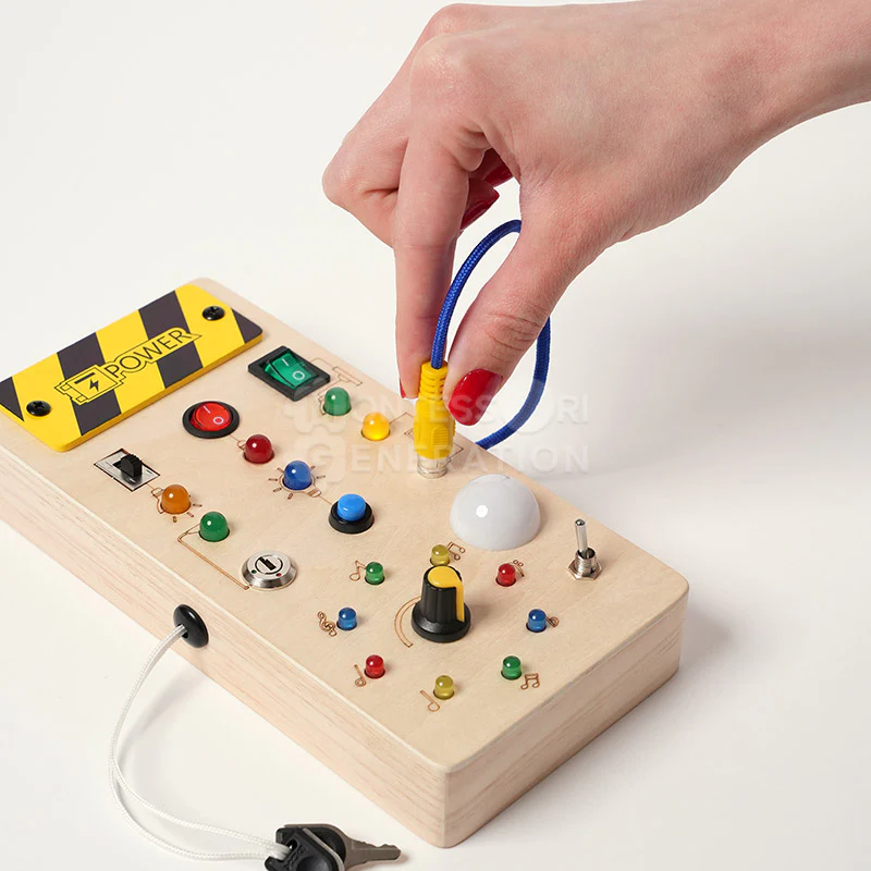 Montessori Wooden Switch Board - Image 3