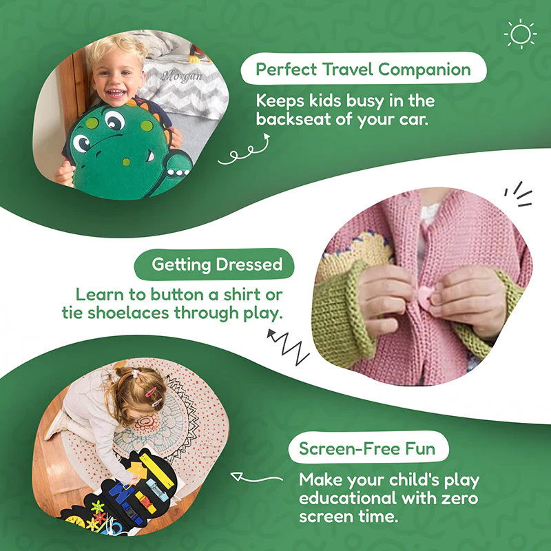 Montessori Dino Busy Board - Image 7