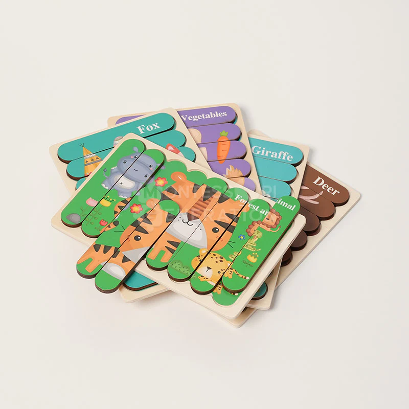 Montessori Double-Sided Puzzles (5 Pack) - Image 10