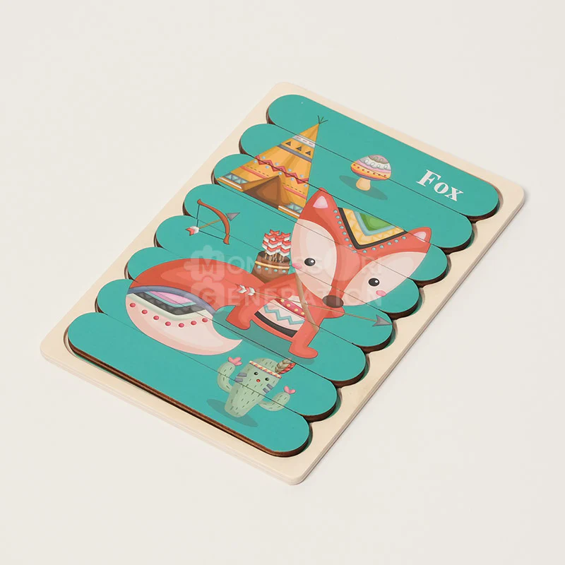 Montessori Double-Sided Puzzles (5 Pack) - Image 12