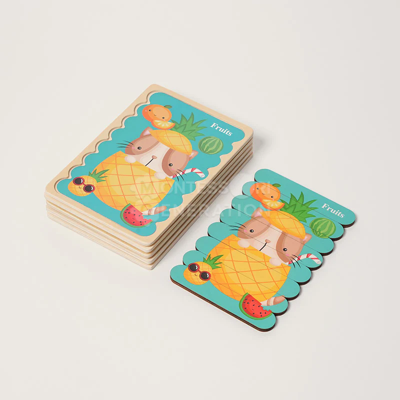Montessori Double-Sided Puzzles (5 Pack) - Image 14