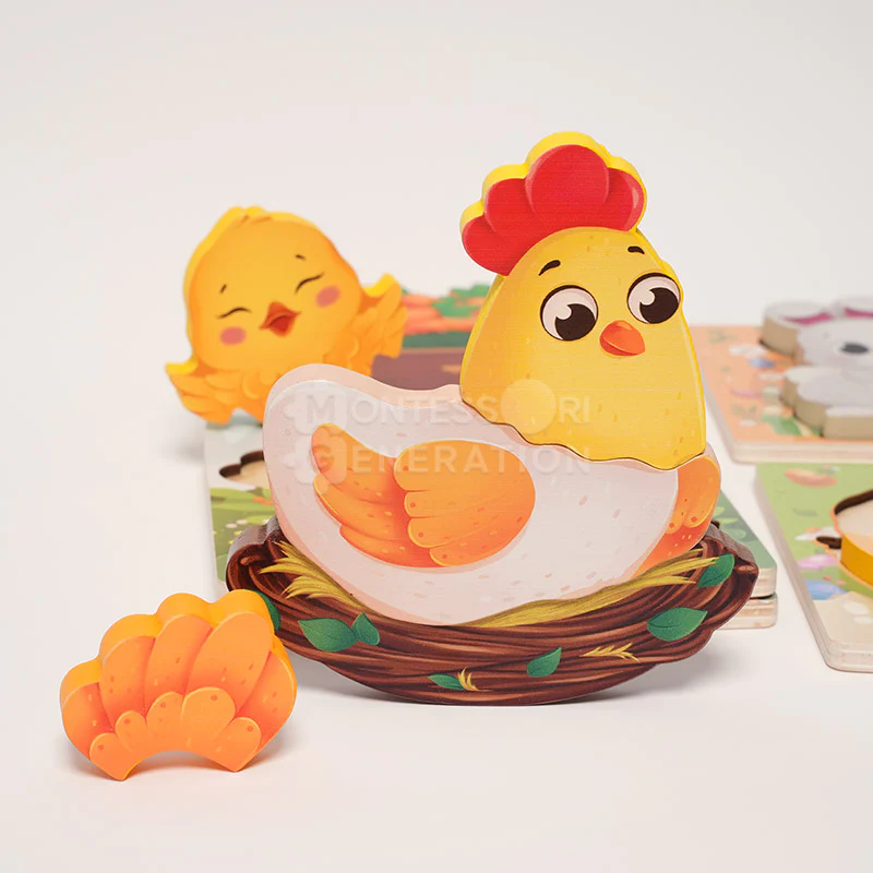 Montessori Easter Puzzles (4 Pack) - Image 3
