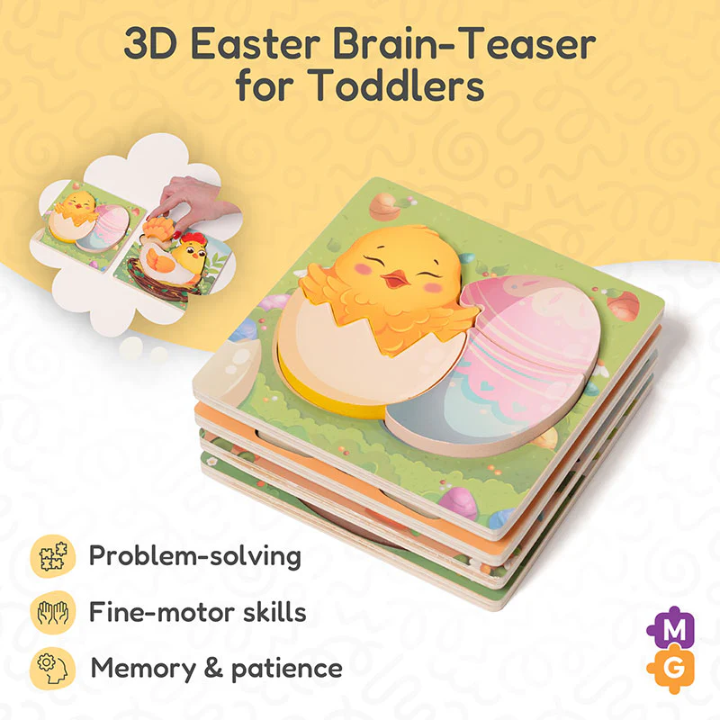 Montessori Easter Puzzles (4 Pack) - Image 5