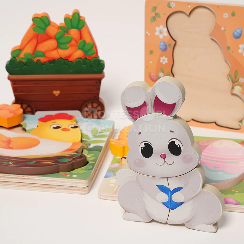 Montessori Easter Puzzles (4 Pack) - Image 8