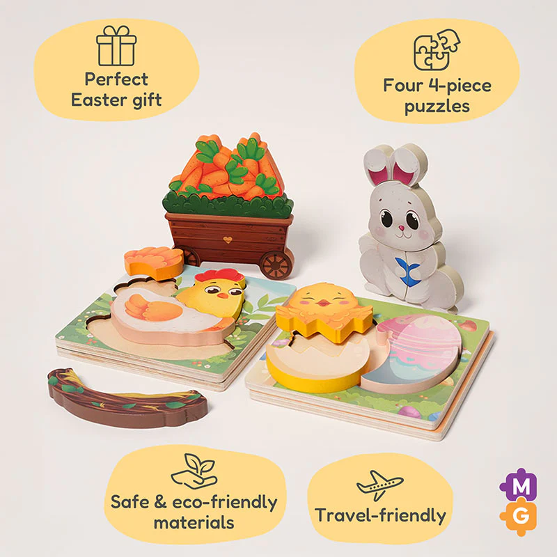 Montessori Easter Puzzles (4 Pack) - Image 9