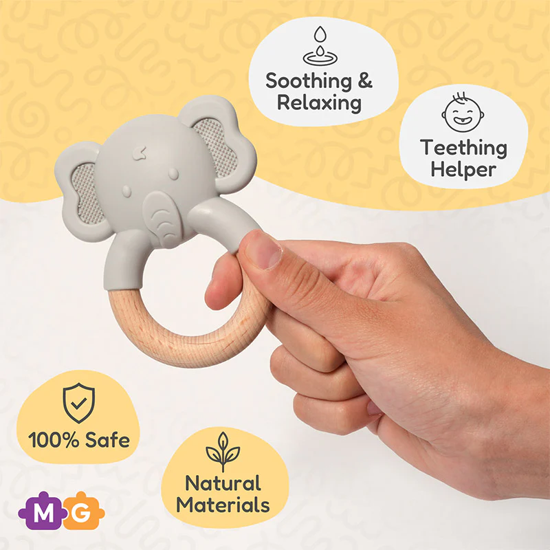 Montessori Elephant Teether - Image 5