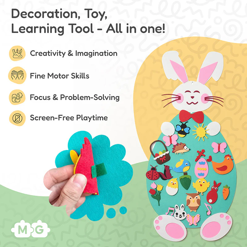 Montessori Felt Bunny - Image 4