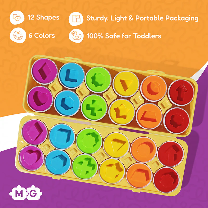 Montessori Geometric Eggs - Image 6
