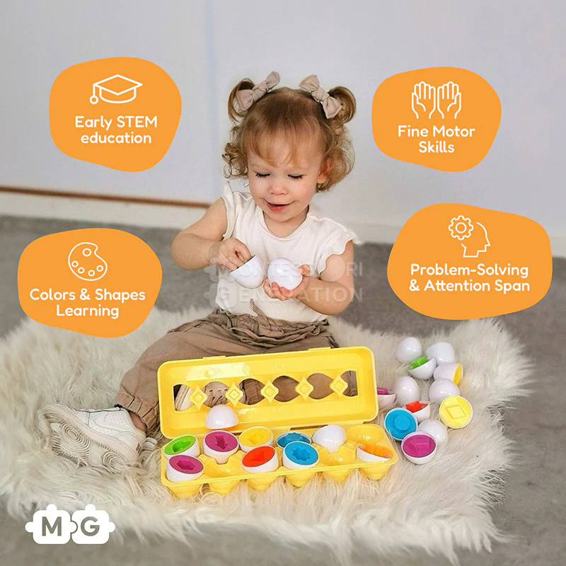 Montessori Geometric Eggs - Image 8