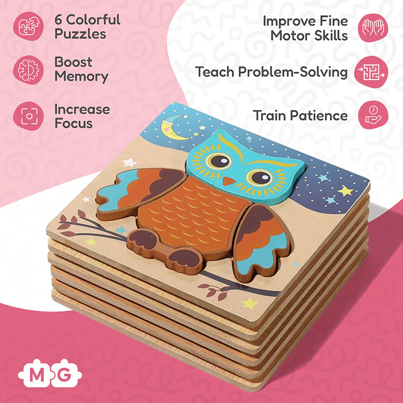 Montessori Happy Puzzles (6 Pack) - Image 8