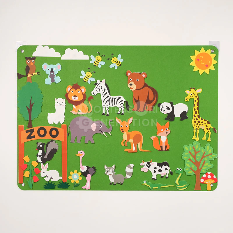 Montessori Learning Felt Board