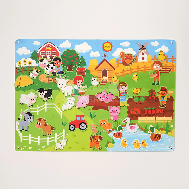 Montessori Learning Felt Board - Image 3