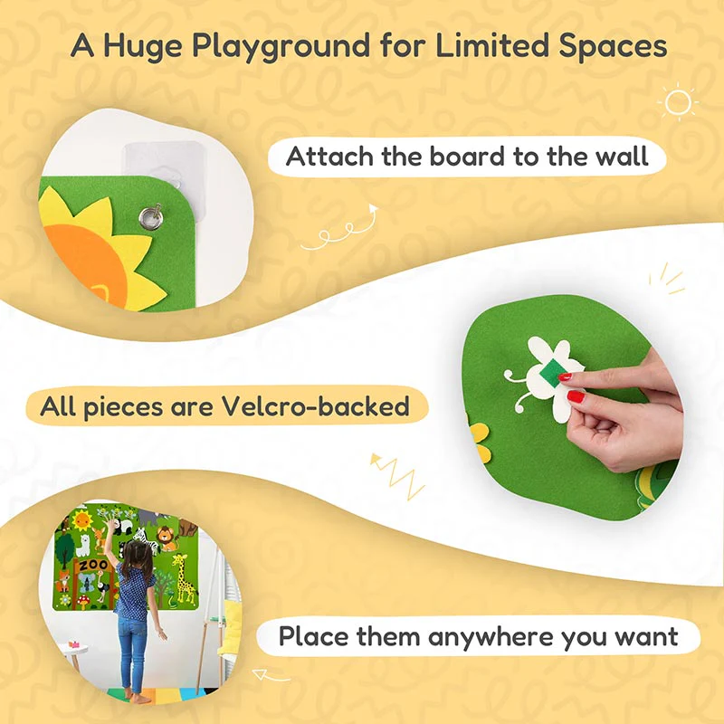 Montessori Learning Felt Board - Image 5