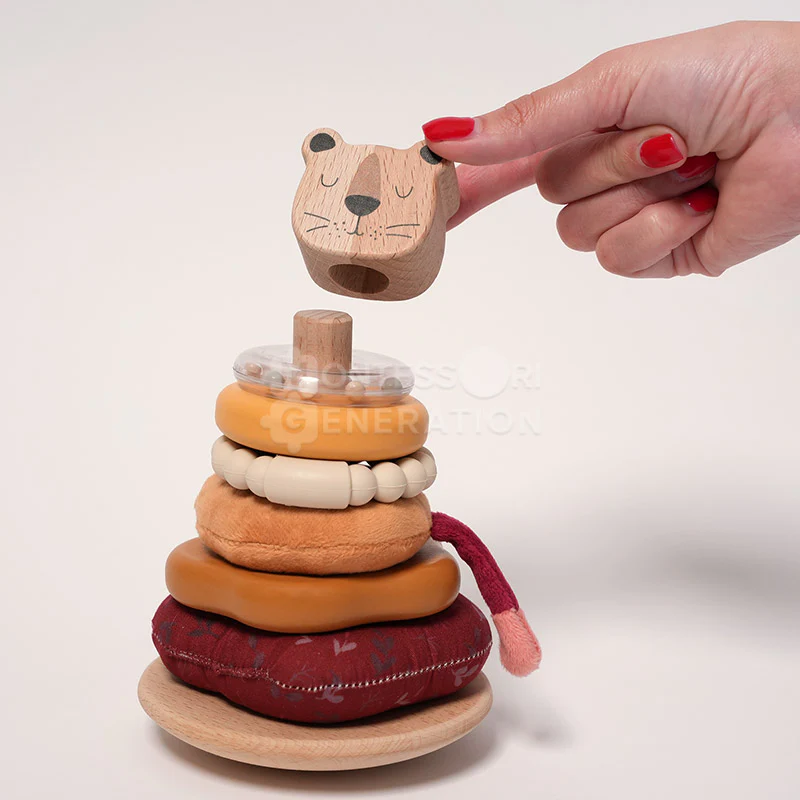 Montessori Little Lion Stacker - Image 9