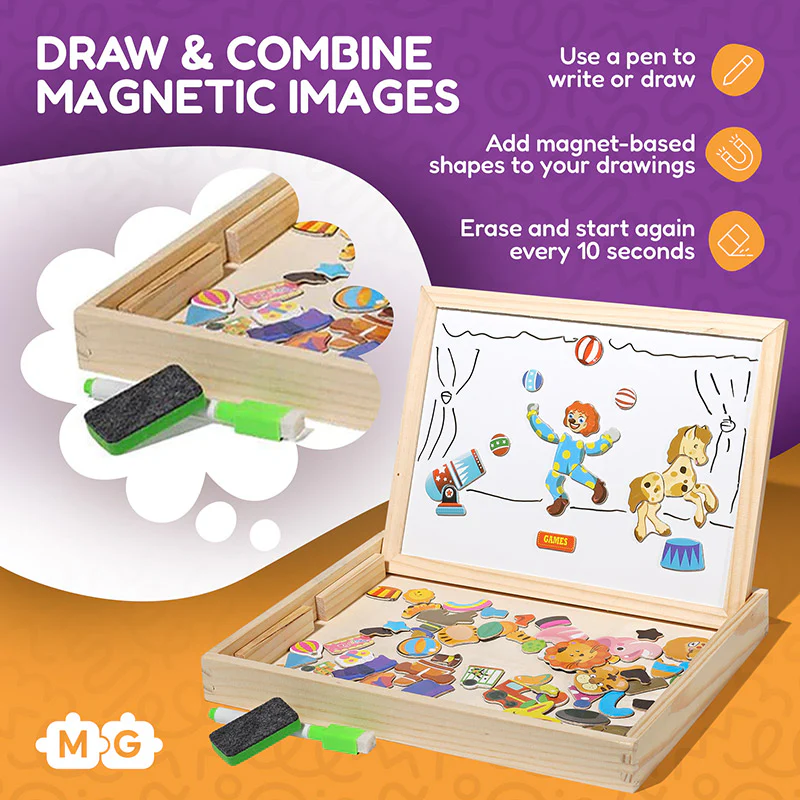 Montessori Magnetic Circus Board - Image 3