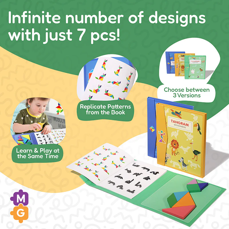 Montessori Magnetic Tangram Book - Image 3
