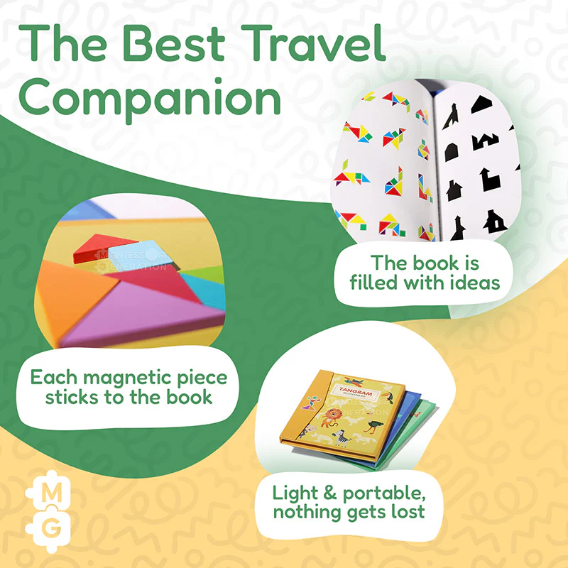 Montessori Magnetic Tangram Book - Image 4