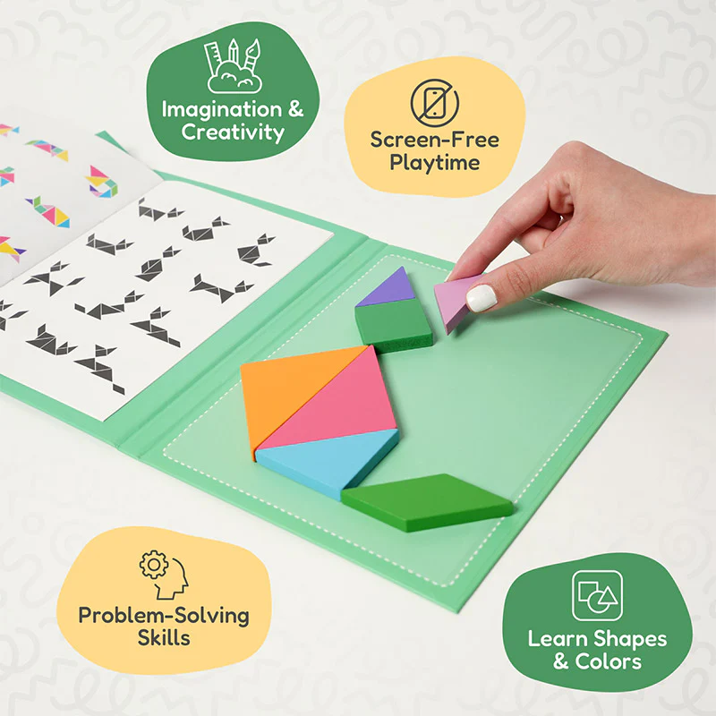 Montessori Magnetic Tangram Book - Image 7