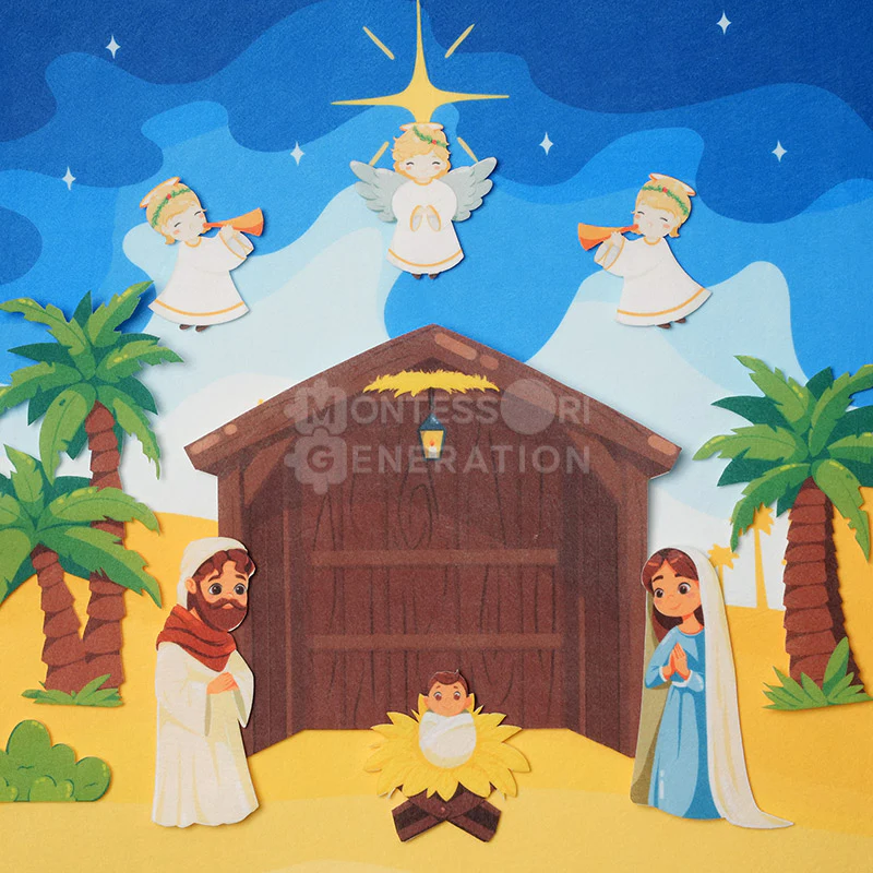 Montessori Nativity Wallboard - Image 2