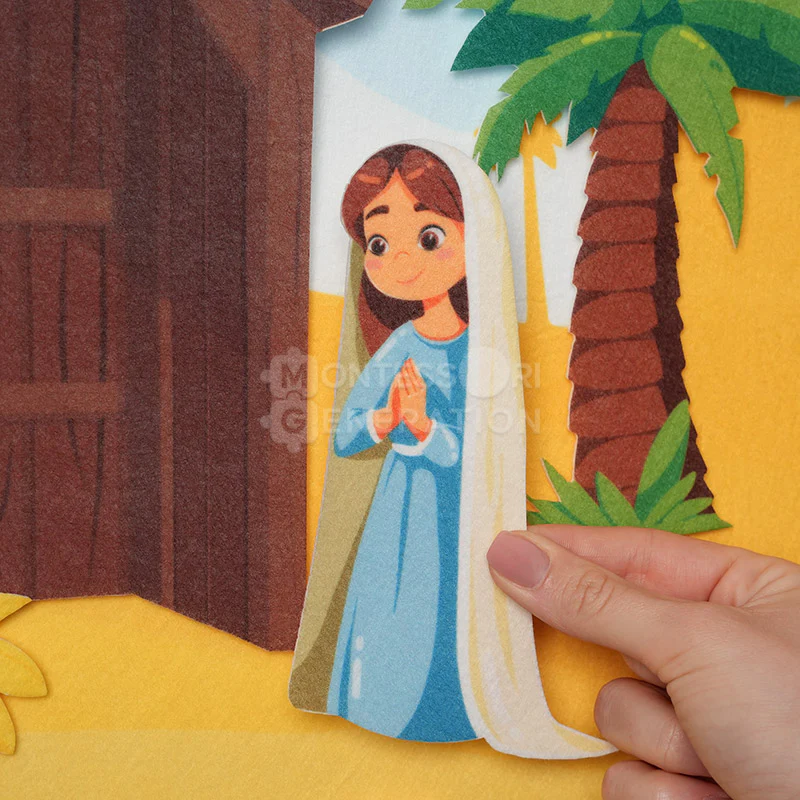 Montessori Nativity Wallboard - Image 3