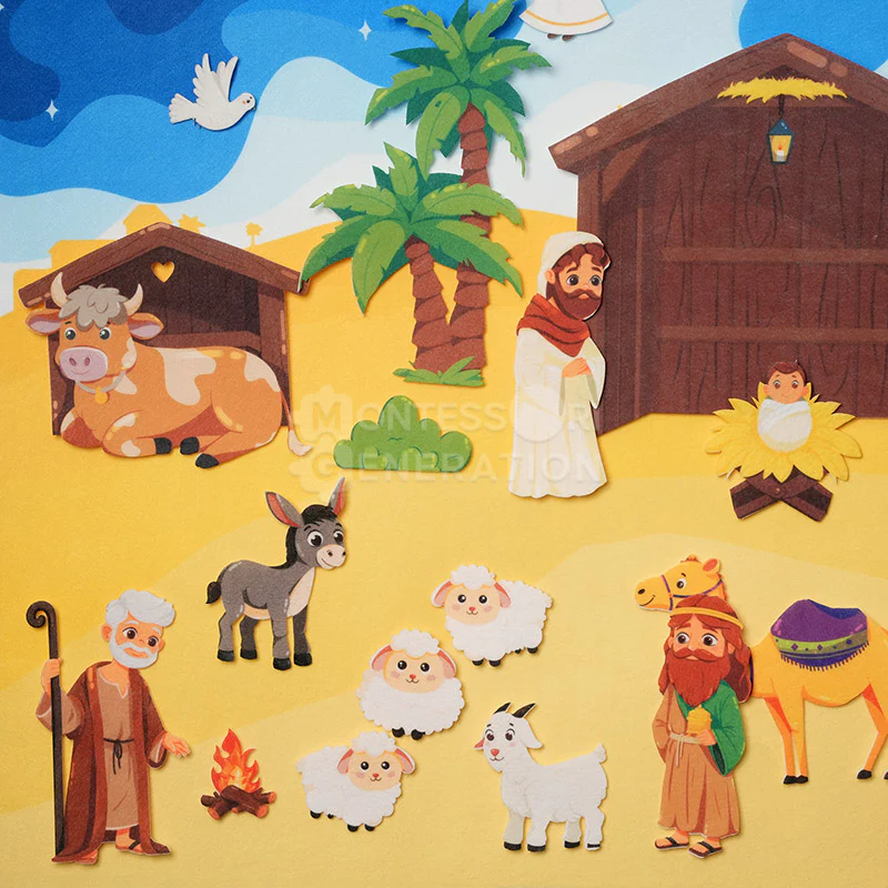 Montessori Nativity Wallboard - Image 5