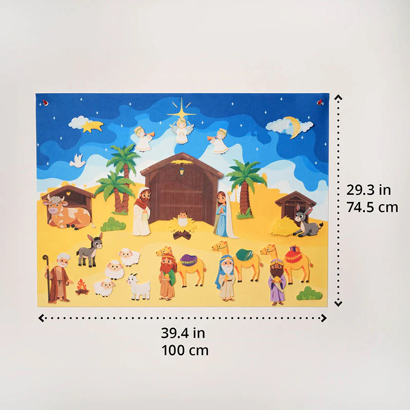 Montessori Nativity Wallboard - Image 9