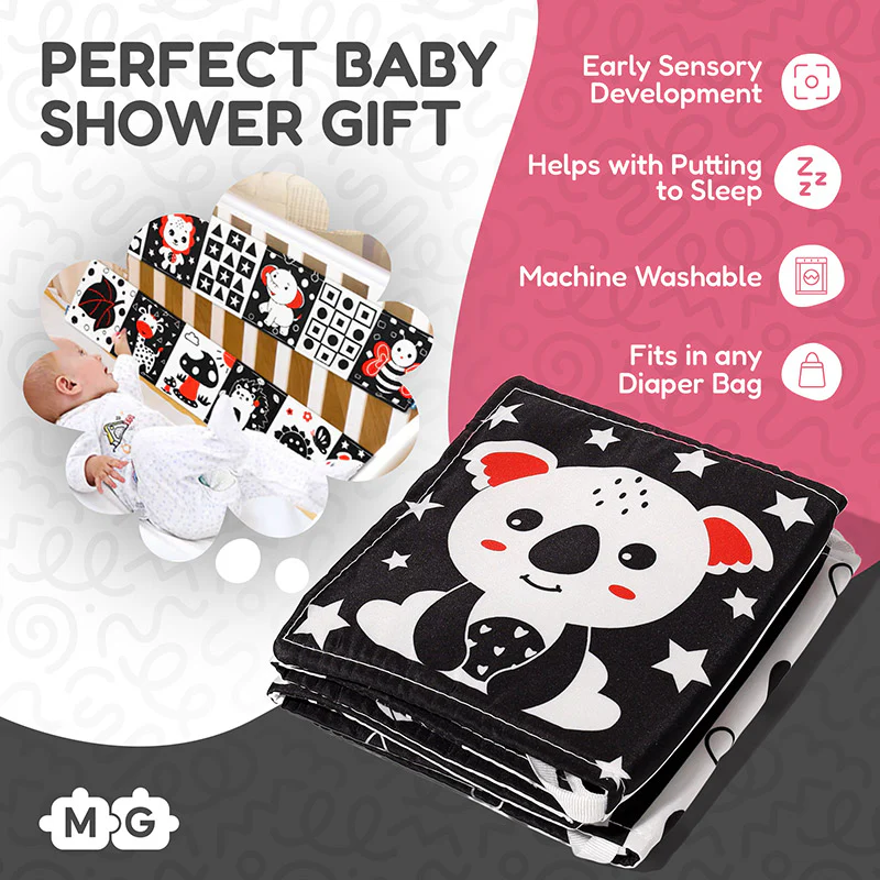 Montessori Newborn Contrast Book - Image 13