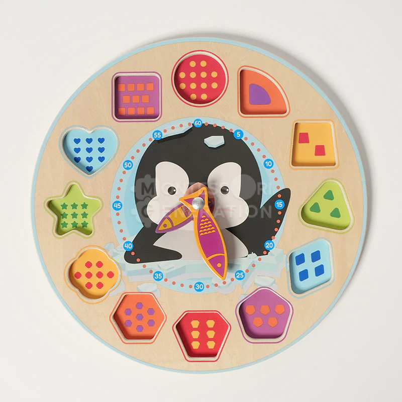 Montessori Penguin's Clock - Image 10