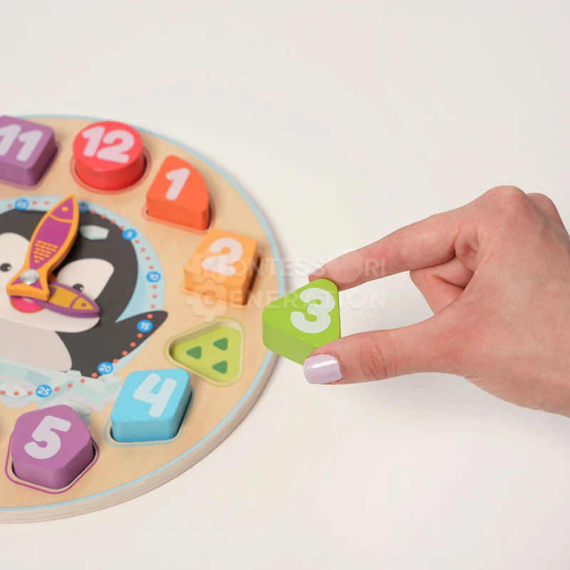 Montessori Penguin's Clock - Image 5