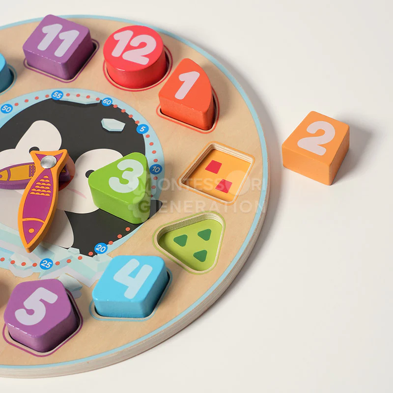 Montessori Penguin's Clock - Image 7