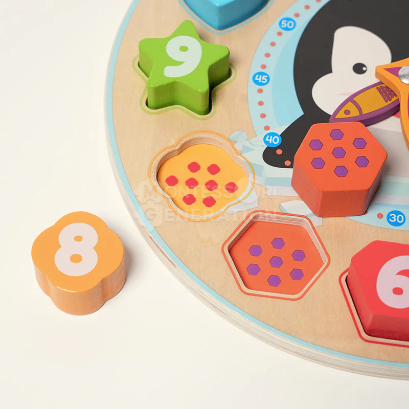 Montessori Penguin's Clock - Image 9
