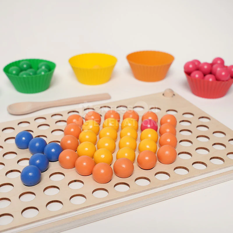 Montessori Rainbow Beads - Image 10