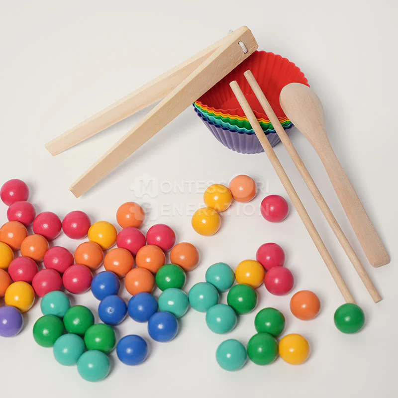 Montessori Rainbow Beads - Image 11