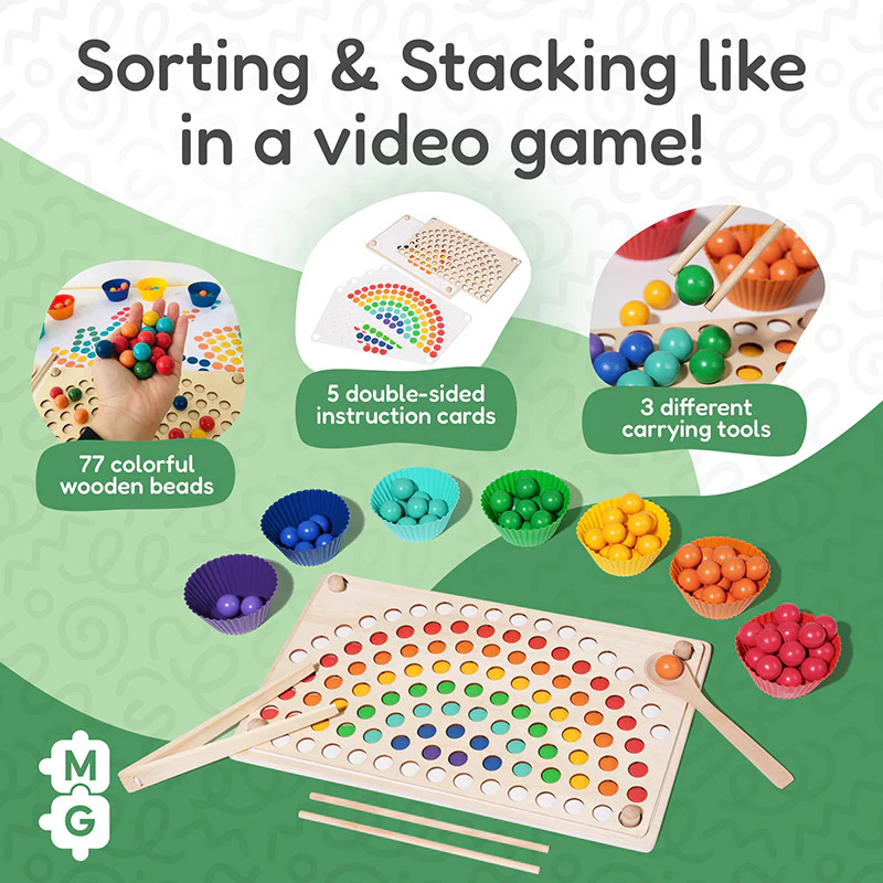 Montessori Rainbow Beads - Image 3