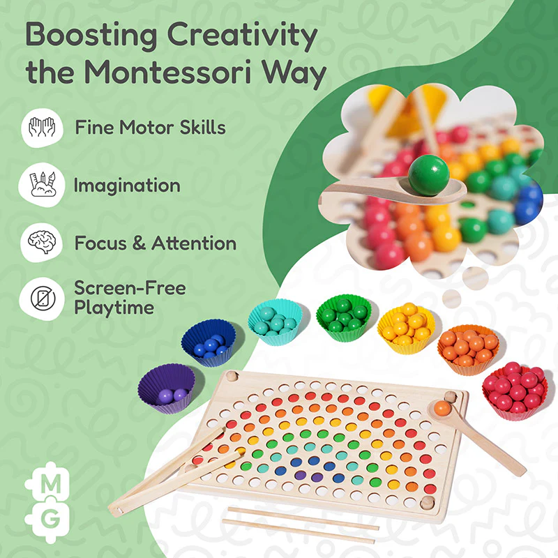 Montessori Rainbow Beads - Image 6