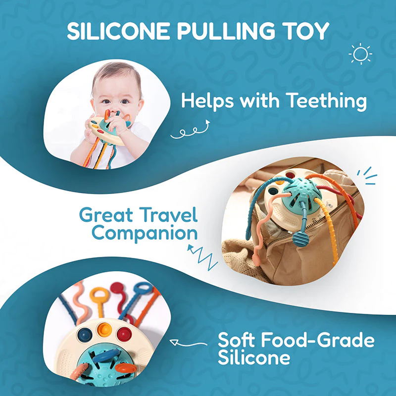 Montessori Silicone Pulling Toy - Image 10