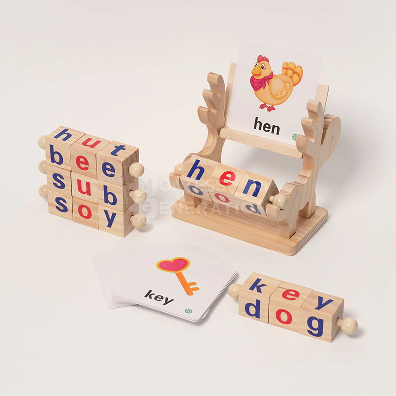 Montessori Spin and Spell Set