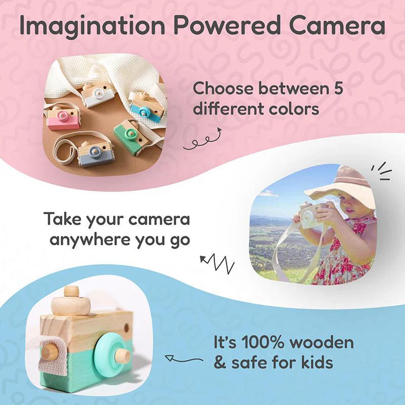 Montessori Wooden Camera - Image 5