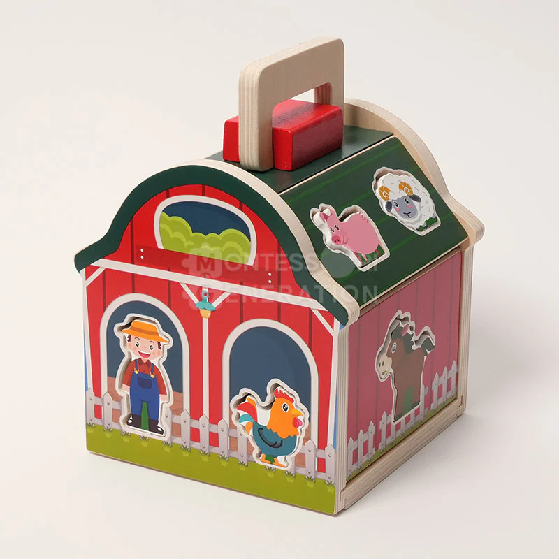 Montessori Wooden Farmhouse - Image 10