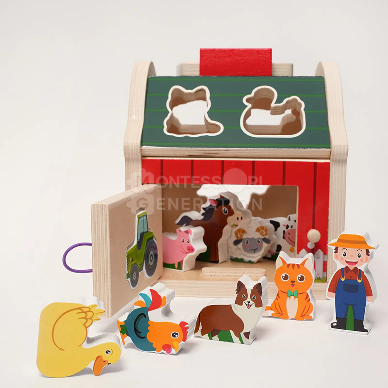 Montessori Wooden Farmhouse - Image 2