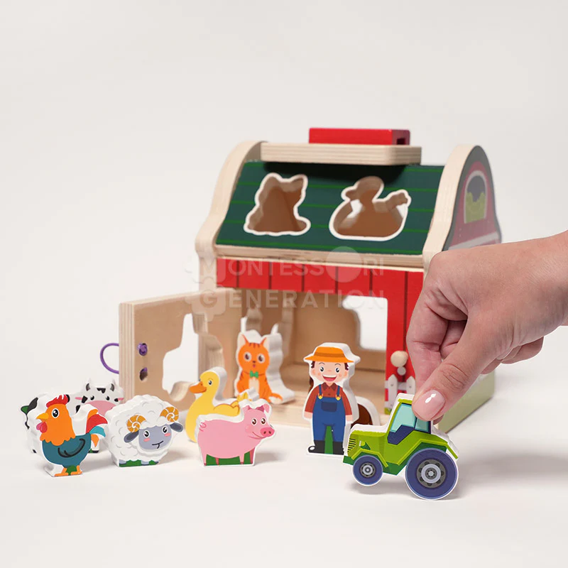 Montessori Wooden Farmhouse - Image 4
