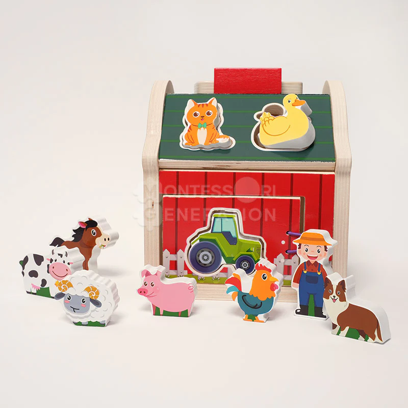 Montessori Wooden Farmhouse - Image 6