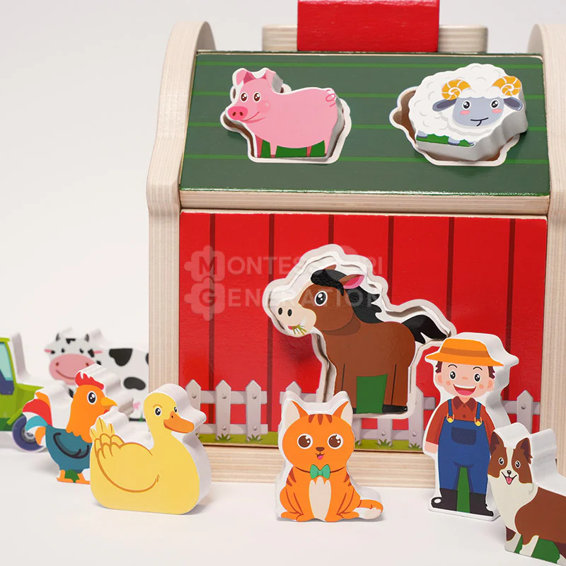 Montessori Wooden Farmhouse - Image 7