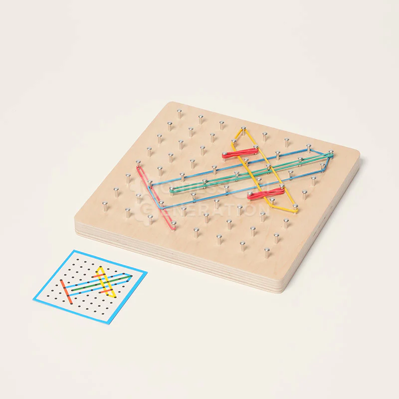 Montessori Wooden Geoboard - Image 10