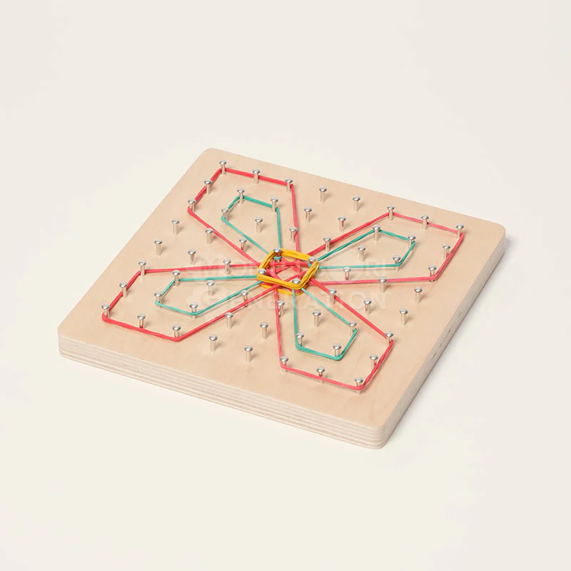 Montessori Wooden Geoboard - Image 8